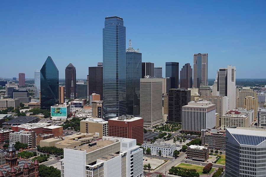 Dallas city skyline